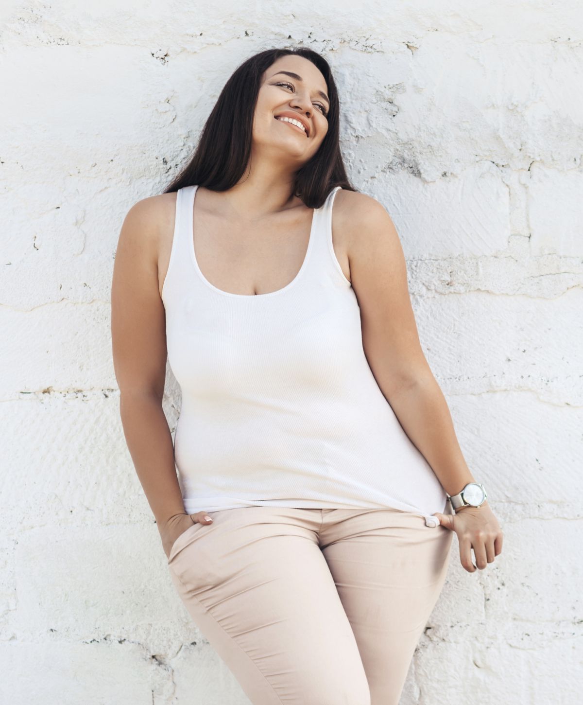 Franklin Cellulite Reduction model in white shirt