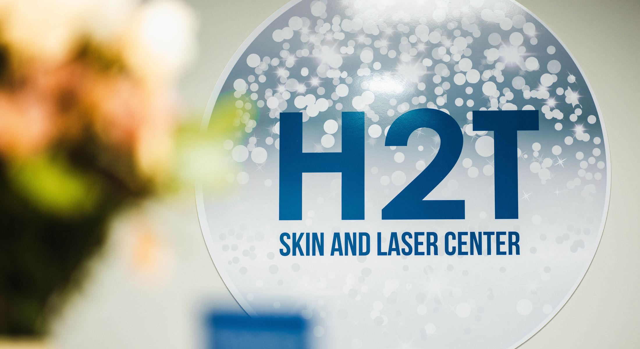 H2T Skin and Laser Center sign.