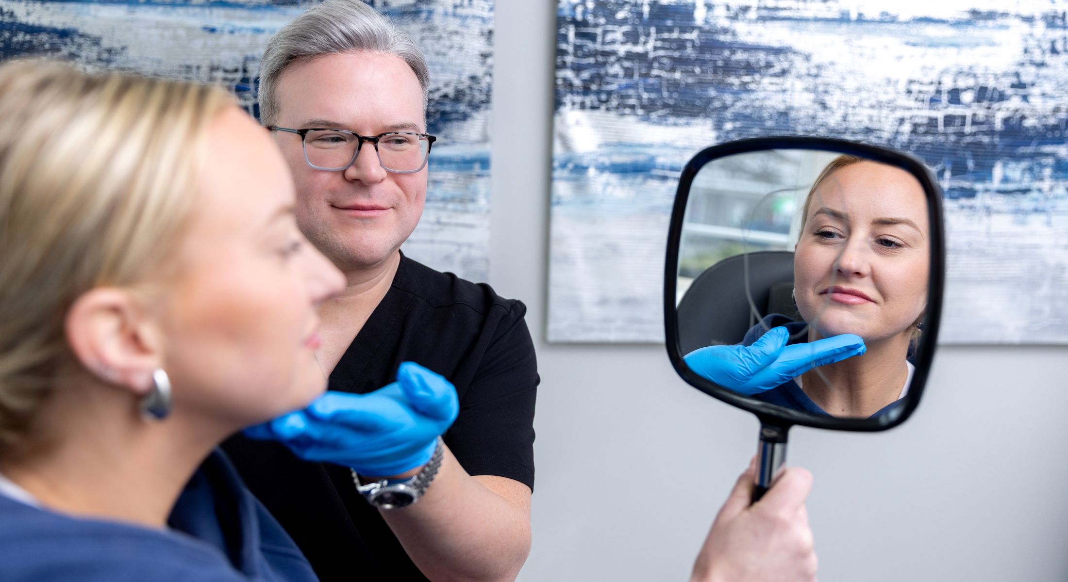 h2t skin and laser center doctor with hydrafacial treatment